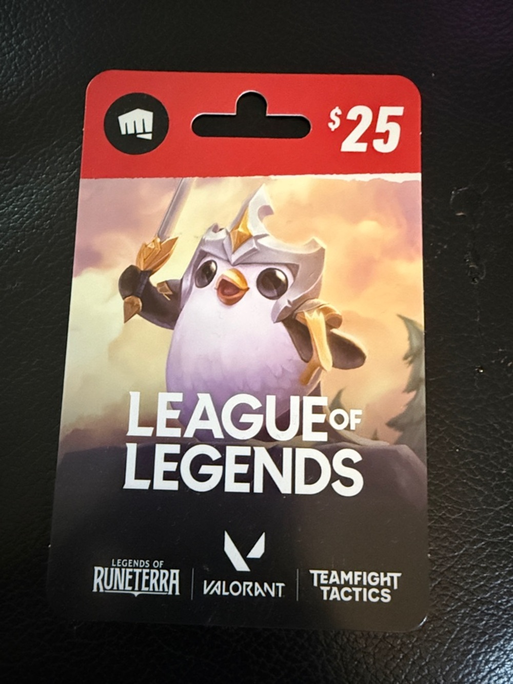 League of Legends $25 Gift Card - Purple and Gold Poro Artwork